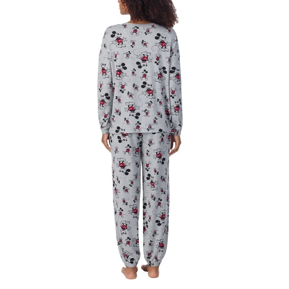 Disney Mickey Mouse Lounge Set Womens 2 Piece Pajama Set Soft Comfy - Picture 5 of 9